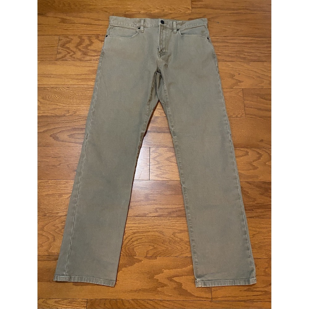 Proof Rover Pants Mens‎ 32x32 Brown Slim Fit Canvas Stretch Workwear
